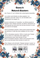 Aperçu - Jeux - Guess it Natural Disasters - Page de couverture