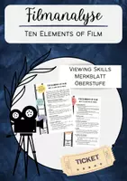 Vorschau - Merkblätter - Skill File: Ten Elements of Film (Filmanalyse Englisch) - Deckblatt