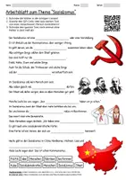 Vorschau - Arbeitsblätter - Lernposter + Arbeitsblatt "Sozialismus" + Onlineübung & MP3 + Mindmap + Infografik - Seite 1