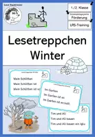 Vorschau - Fördermaterial/Inklusion - Lesetreppchen "Winter" (Leseförderung) - Deckblatt