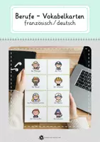 Vorschau - Spiele - Berufe - Vokabelkarten - französisch/deutsch - Deckblatt