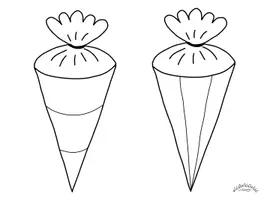 Vorschau - Mal- und Bastelvorlagen - PATTERN-ART & AUSMALBILDER „SCHULTÜTEN“ - Seite 3