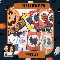 Vista previa - Juegos / Gamificación - Halloween - 20 Puzzles - Colour Images - Portada