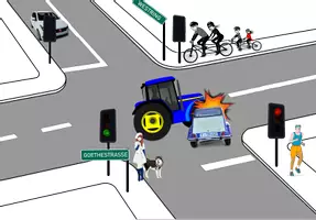 Vorschau - Arbeitsblätter - Der (Unfall-)Bericht (Klassenarbeiten 6) - Seite 2