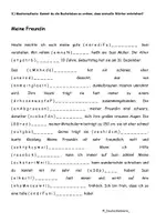 Vorschau - Arbeitsblätter - Personenbeschreibung Merktext, Übungen und Musteraufsatz - Seite 2