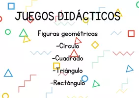 Vista previa - Juegos / Gamificación - JUEGOS DIDÁCTICOS FIGURAS GEOMÉTRICAS - Portada