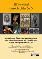 Vorschau - Arbeitsblätter - Lernrätsel Geschichte 5/6: Frühgeschichte, Antike, Mittelalter - Deckblatt