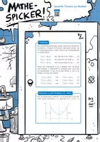 Vorschau - Merkblätter - Spickzettel inkl. zusammenfassendem Erklärvideo - spezielle Themen zur Analysis - Deckblatt