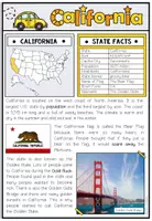 Vista previa - Hojas de trabajo - USA - CALIFORNIA (Fact Sheets, Worksheets and Games) - página 2