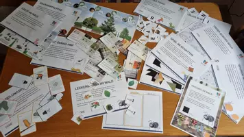 Vorschau - Stationenlernen - Escape Room "Freunde im Wald" - Eduki-Fassung - Seite 1