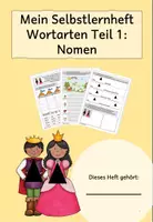 Vorschau - Arbeitsblätter - Selbstlernheft: Nomen (Wortarten nach Montessori) - Seite 1