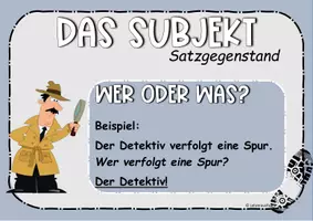 Vorschau - Arbeitsblätter - Merkplakate und Übungen zu Subjekt und Prädikat - Seite 2