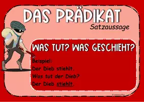 Vorschau - Arbeitsblätter - Merkplakate und Übungen zu Subjekt und Prädikat - Seite 3