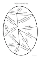 Vorschau - Arbeitsblätter - Zeitenpuzzle zur Wiederholung aller Zeitformen - Seite 2