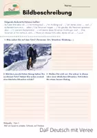 Vorschau - Arbeitsblätter - Bildbeschreibung - 10 Arbeitsblätter - Winter / Schnee / Weihnachten - Seite 1