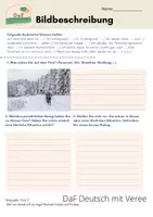 Vorschau - Arbeitsblätter - Bildbeschreibung - 10 Arbeitsblätter - Winter / Schnee / Weihnachten - Seite 3
