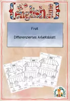 Vorschau - Arbeitsblätter - ENGLISCH Fruit AB Arbeitsblatt Sicherung - Deckblatt