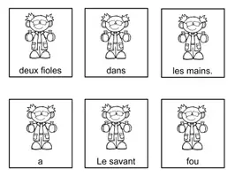 Aperçu - Feuilles d'exercices - phrases à remettre dans l’ordre + vocabulaire Halloween - Page 1