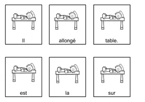 Aperçu - Feuilles d'exercices - phrases à remettre dans l’ordre + vocabulaire Halloween - Page 2