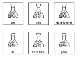 Aperçu - Feuilles d'exercices - phrases à remettre dans l’ordre + vocabulaire Halloween - Page 3