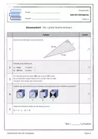 Vorschau - Klassenarbeiten - Klassenarbeit - Satz des Pythagoras (A) - Klasse 9 - Seite 2