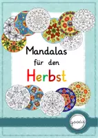 Vorschau - Arbeitsblätter - Mandalas für den Herbst - Deckblatt