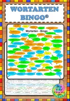 Vorschau - Spiele - Wortartenbingo® - Wortarten erkennen - Deckblatt