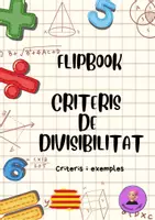 Vista previa - Tarjetas / Manipulativos - FLIPBOOK CRITERIS de DIVISIBILITAT - Portada