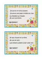 Aperçu - Apprentissages en autonomie - Français Devinettes sur les noms communs P2-P3 - Page de couverture