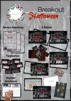 Vorschau - Spiele - Halloween - Breakout (Escape Room für den Unterricht) - Deckblatt