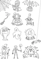 Vorschau - Arbeitsblätter - Halloween-Writing Activity ab 1.Klasse *EDITIERBAR - Seite 3