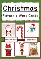 Vorschau - Bildkarten - CHRISTMAS - Picture and Word Cards Englisch - Deckblatt