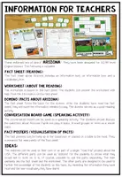Vista previa - Hojas de trabajo - USA - ARIZONA (Fact Sheets, Worksheets and Games) - página 1
