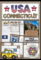 Vista previa - Hojas de trabajo - USA - CONNECTICUT (Fact Sheets, Worksheets and Games) - Portada