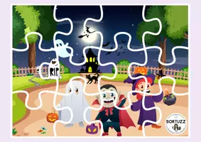Vista previa - Hojas de trabajo - Pasatiempos Halloween - página 1