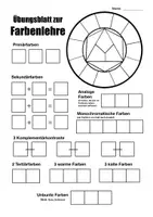 Vorschau - Arbeitsblätter - KUNST: Farbenlehre - Arbeitsblatt zum Üben/Wiederholen - Seite 2