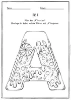 Vorschau - Mal- und Bastelvorlagen - Weihnachten - Alphabet zum Ausmalen - Seite 2