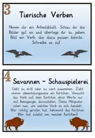 Vorschau - Unterrichtsreihen - Wortarten : Verben Savannen-Werkstatt - Seite 2