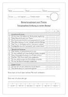 Vorschau - Arbeitsblätter - Bewertungsbogen für eine Vorgangsbeschreibung (Bewertungsschema für ein Rezept) - Seite 1