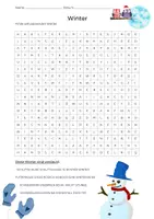 Vorschau - Arbeitsblätter - Suchsel Winter - Deckblatt