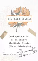 Vorschau - Arbeitsblätter - Ruhepotenzial, alles klar - Multiple Choice (Neurobiologie) - Deckblatt