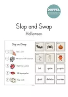 Vorschau - Spiele - Stop and Swap "Halloween" - Vokabelspiel - Deckblatt