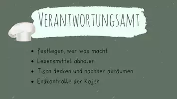 Vorschau - Poster - Ämterplan Hauswirtschaft - Ordnung in den Kojen - Arbeitsorganisation - Seite 2
