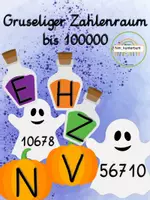 Vorschau - Präsentationen/Tafelbilder - Gruseliger ZR bis 100000 - Deckblatt