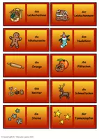 Vorschau - Spiele - Domino: Weihnachten Wort-/Bild- & Silbenbogenkarten - Seite 2