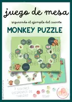 Vista previa - Unidades / Secuencias / Situaciones de Aprendizaje - Juego de mesa siguiendo el ejemplo del cuento Monkey Puzzle/ ENG, CAT, ESP - Portada