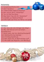 Vorschau - Spiele - Kreuzworträtsel Weihnachten - schwer - Seite 1