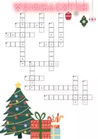 Vorschau - Spiele - Kreuzworträtsel Weihnachten - leicht - Deckblatt