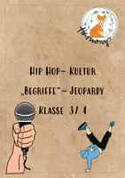 Vorschau - Spiele - Hip Hop-Kultur: Begriffe + Jeopardy (Eule findet den Beat), Tafelkarten, Spiel - Deckblatt