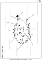Vorschau - Arbeitsblätter - Igel - Aussehen des Igels und Zeichenanleitung - Seite 3